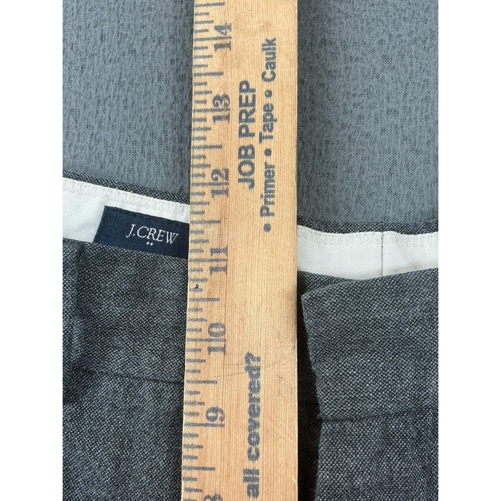 J.CREW Pants Mens 35x32 Gray Classic Fit Bedford Cotton Tweed Dress Pants - Picture 6 of 10